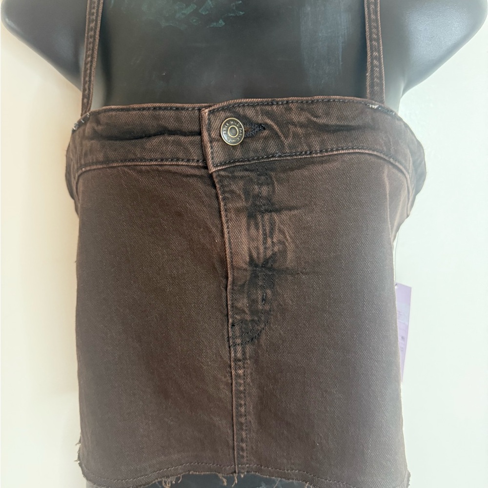 Wild Fable Dark Brown Tank Top